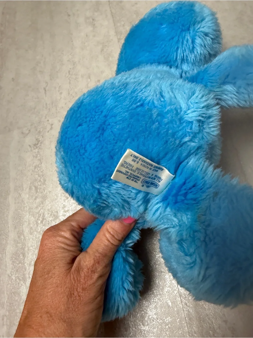 Vintage Sesame Street Cookie Monster plush stuffie Hasbro Softies